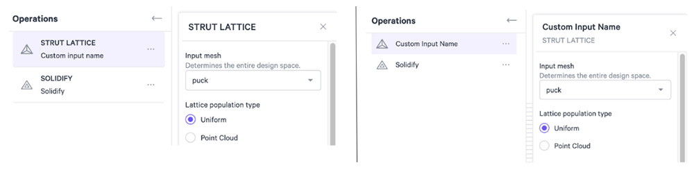 Operations lists