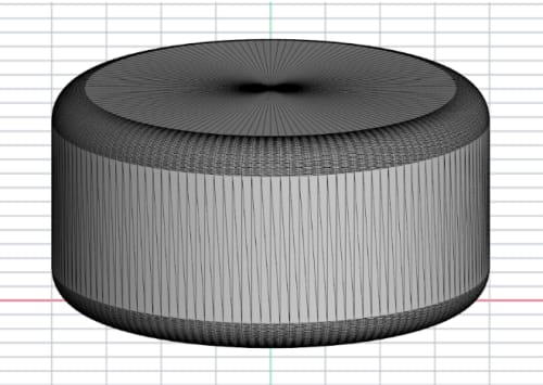 Mesh decimated to 50 percent
